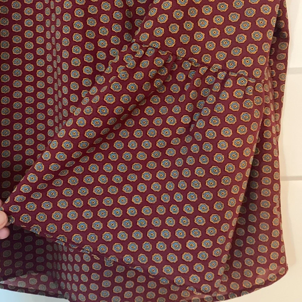 J Crew Womens Blouse Bell Sleeves, Size M‎